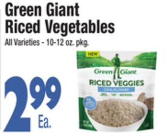 King Kullen Green giant riced vegetables offer