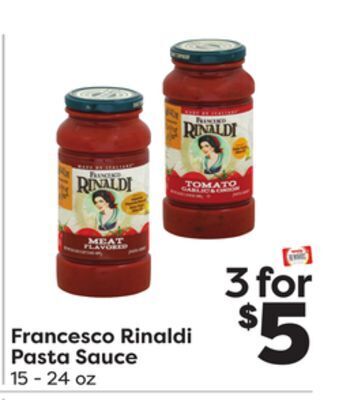 Weis Markets Francesco rinaldi pasta sauce offer
