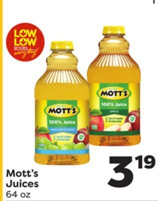 Weis Markets Mott's juices offer