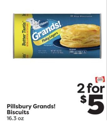 Weis Markets Pillsbury grands! biscuits offer