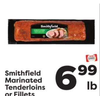 Weis Markets Smithfield marinated tenderloins or fillets offer