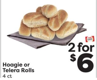 Weis Markets Hoagie or telera rolls offer