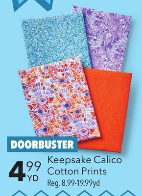 JOANN Keepsake calico cotton prints offer