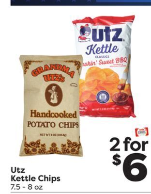 Weis Markets Utz kettle chips offer