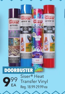 JOANN Siser® heat transfer vinyl offer