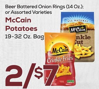 DeCicco & Sons Mccain potatoes 19-32 oz. bag offer