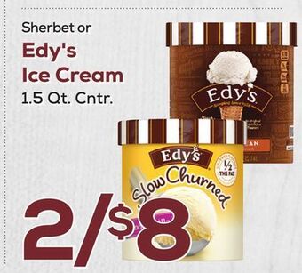 DeCicco & Sons Edy's ice cream offer