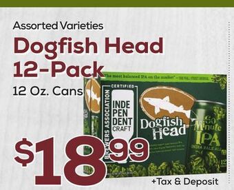 DeCicco & Sons Dogfish head 12-pack offer