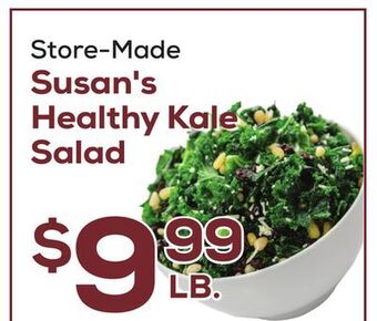 DeCicco & Sons Susan's healthy kale salad offer
