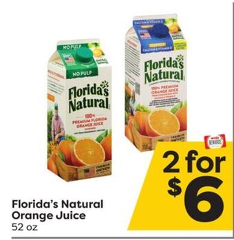 Weis Markets Florida's natural orange juice offer