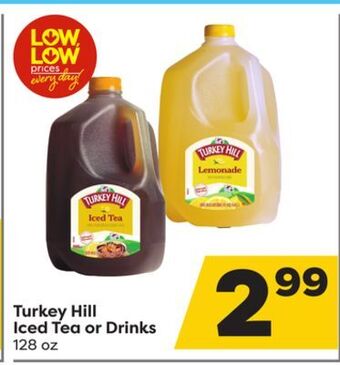 Weis Markets Turkey hill iced tea or drinks offer