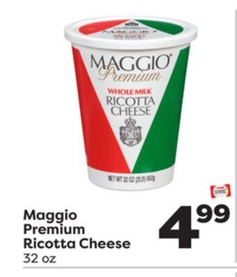 Weis Markets Maggio premium ricotta cheese offer