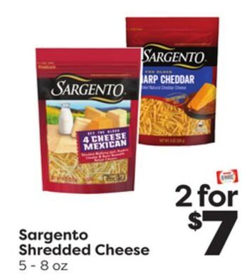 Weis Markets Sargento shredded cheese offer