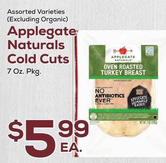DeCicco & Sons Applegate naturals cold cuts offer