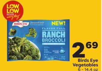 Weis Markets Birds eye vegetables offer