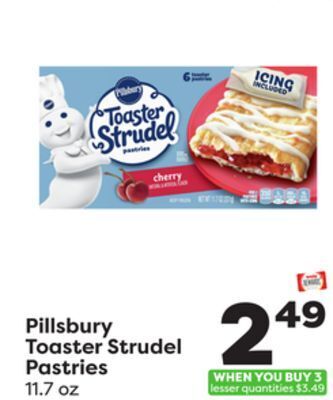 Weis Markets Pillsbury toaster strudel pastries offer