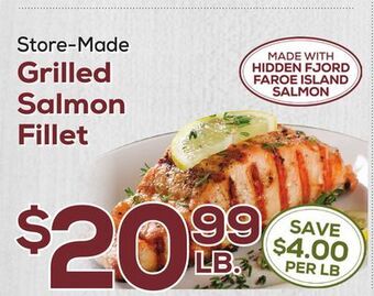 DeCicco & Sons Grilled salmon fillet offer