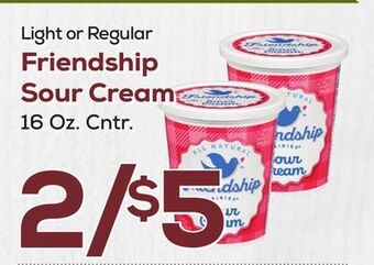 DeCicco & Sons Friendship sour cream offer