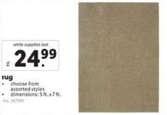 Lidl rug offer