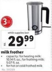 Lidl milk frother offer