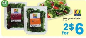 Albertsons O Organics Salad 5 oz. offer
