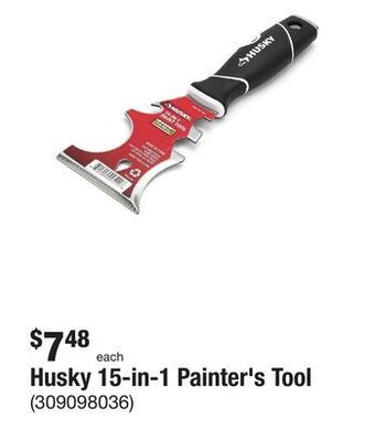 The Home Depot Husky 15-in-1 painter's tool offer