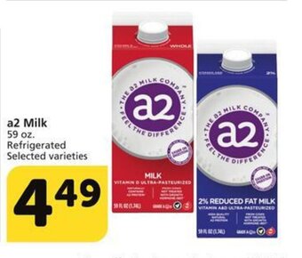 Albertsons a2 Milk 59 oz. offer
