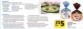 Albertsons Guerrero Zero Net Carbs Tortillas 14 ct. offer