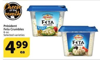 Albertsons President Feta Crumbles 6 oz. offer