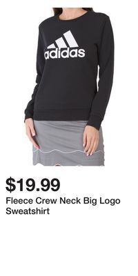 TJ Maxx Fleece crew neck big logo sweatshirt offer
