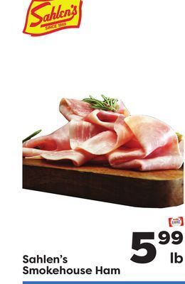 Weis Markets Sahlen's smokehouse ham offer