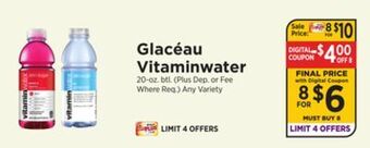 ShopRite Vitaminwater offer