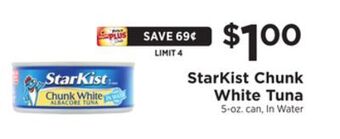 ShopRite Chunk white tuna offer
