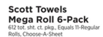 ShopRite Towels mega roll 6-pack offer