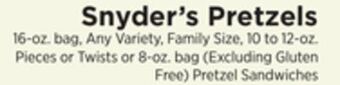 ShopRite Pretzels offer