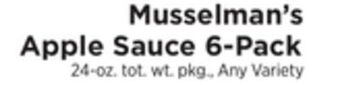 ShopRite Apple sauce 6-pack offer