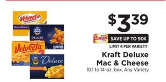 ShopRite Deluxe mac & cheese offer