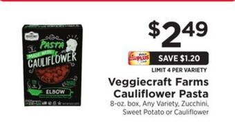 ShopRite Cauliflower pasta offer