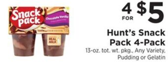 ShopRite Snack pack 4-pack offer