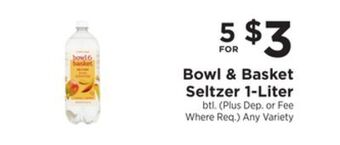 ShopRite Seltzer 1-liter offer