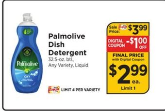 ShopRite Dish detergent offer