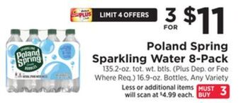 ShopRite Sparkling water 8-pack offer