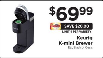 ShopRite K-mini brewer offer