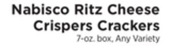 ShopRite Ritz cheese crispers crackers offer