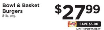 ShopRite Burgers offer