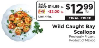 ShopRite Wild caught bay scallops offer