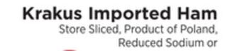 ShopRite Imported ham offer