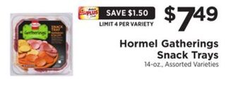 ShopRite Gatherings snack trays offer
