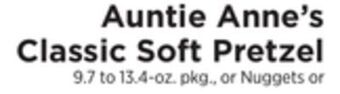 ShopRite Classic soft pretzel offer