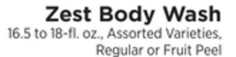 ShopRite Body wash offer